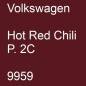 Preview: Volkswagen, Hot Red Chili P. 2C, 9959.